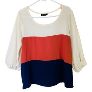 BEGUARE Tops Women’s Size L Blouse 3/4 Sleeves